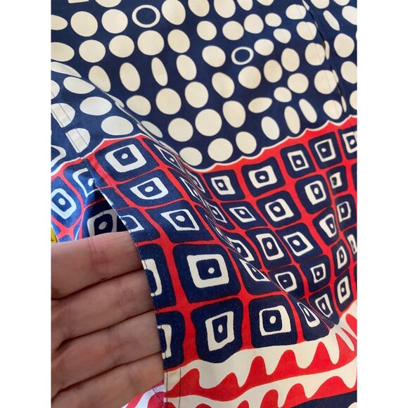 St. John Sport Marie Gray Lightweight Jacket Red White Blue Large - Picture 10 of 11